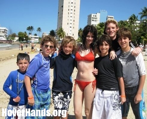Hover Hands at the Beach