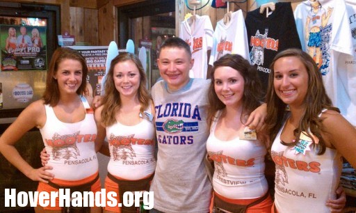 Hooters Hover Hands
