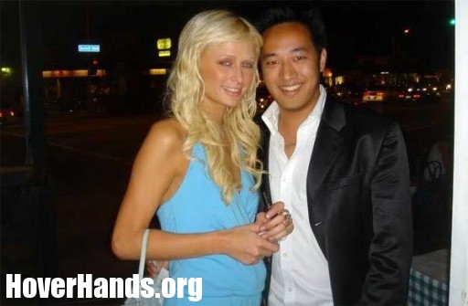 Paris Hilton Hover Hand